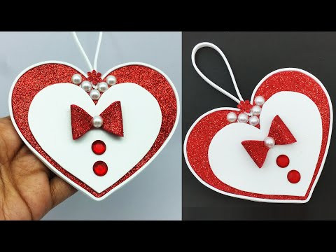 Valentine's Special Gift Ideas With Heart | Handmade Gift Ornaments | DIY Foam Sheet Crafts Valentine's Special Gift Ideas With Heart | Handmade Gift Ornaments | DIY Foam Sheet Crafts