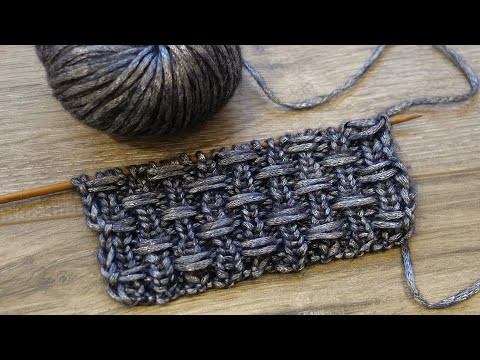 Узор «Протяжки на резинке» спицами ♟ The thread on a rib knitting pattern ✌ Узор «Протяжки на резинке» спицами ♟ The thread on a rib knitting pattern ✌