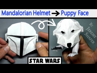 HOW TO: Mandalorian Helmet that turns into a Dog Face 
