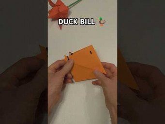 INCL ART EASY ORIGAMI DUCK BEAK TUTORIAL | COOL PAPER DUCK BEAK
