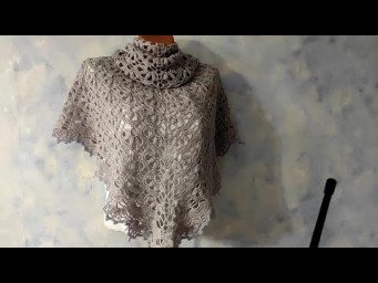 ШИКАРНАЯ ШАЛЬ крючком. Подробный м.к. для начинающих.