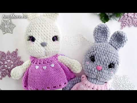 Амигуруми: схема Заюшка плюшевая | Игрушки вязаные крючком - Free crochet patterns.