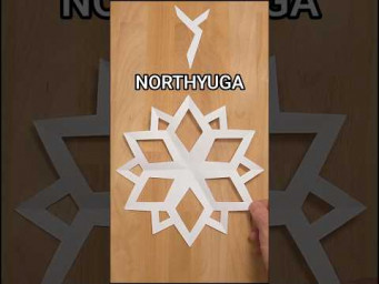 INCL ART EASY NORTHYUGA PAPER SNOWFLAKE STEP BY STEP | HOW TO MAKE PAPER SNOWFLAKE INSTRUCTION
