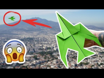 World Record Distance! How to Make a Paper Airplane That Flies 700 Feet Fast