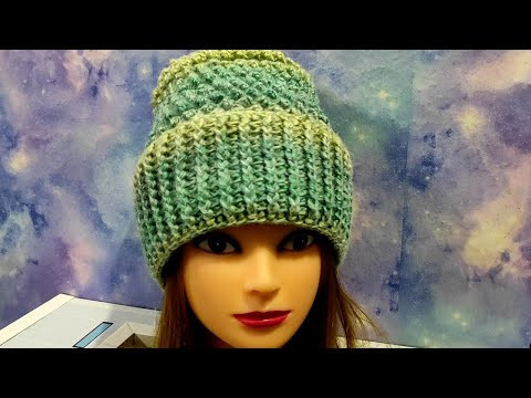 Шапочка с отворотом крючком. Теплый комплект шапочка+шарфик+варежки. М.К. для начинающих. Шапочка с отворотом крючком. Теплый комплект шапочка+шарфик+варежки. М.К. для начинающих.