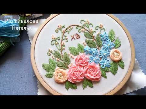 МК. Пасхальная вышивка. Очень просто! Часть 1. Embroidery for Easter.  Part 1. Step by step!