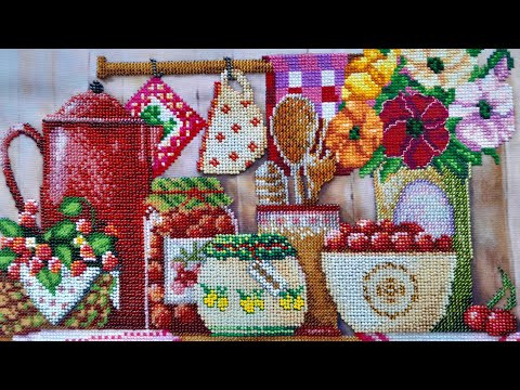 "Бабусіна полиця" Dana. Вишивка бісером і хрестом.