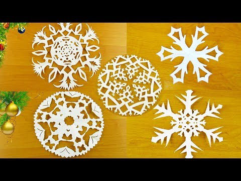 Топ 5 Красивых СНЕЖИНОК из Бумаги. Как сделать снежинки легко и просто на Новый Год 2020 Топ 5 Красивых СНЕЖИНОК из Бумаги. Как сделать снежинки легко и просто на Новый Год 2020