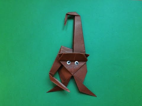 Оригами обезьяна символ 2016 года своими руками Оригами обезьяна символ 2016 года своими руками
