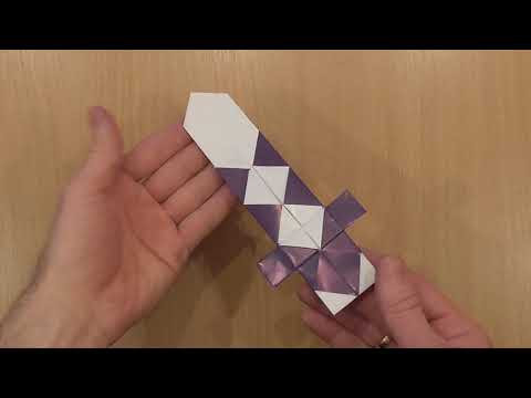 Как сделать Волшебный МЕЧ из бумаги; How to make a Magic SWORD out of paper Как сделать Волшебный МЕЧ из бумаги; How to make a Magic SWORD out of paper