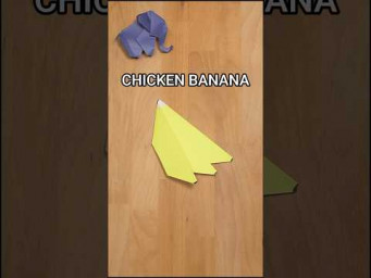 HOW TO FOLD A BANANA | DIY BANANA FRUIT ORIGAMI TUTORIAL INCLART