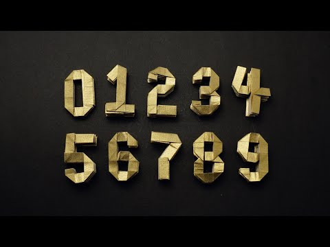ORIGAMI NUMBERS (Jo Nakashima) - remake ORIGAMI NUMBERS (Jo Nakashima) - remake