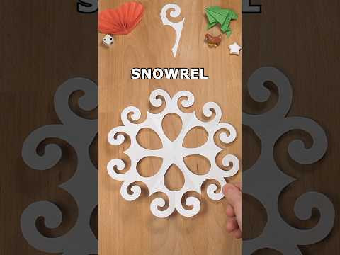 SNOWREL SNOWFLAKE CUTTING GUIDE | HOW TO MAKE A SNOWFLAKE OUT OF PAPER ❄ INCLART #diy SNOWREL SNOWFLAKE CUTTING GUIDE | HOW TO MAKE A SNOWFLAKE OUT OF PAPER ❄ INCLART #diy