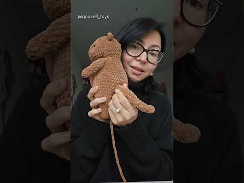 Мастер-класс "Бобрёнок и Нутрия" крючком от @goozell_toys Мастер-класс "Бобрёнок и Нутрия" крючком от @goozell_toys