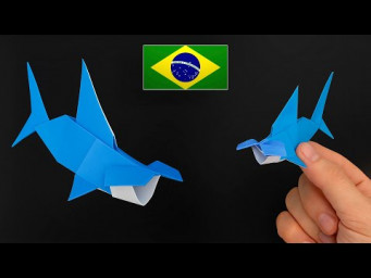 Como Fazer um Tubar&atilde;o-Martelo de Origami &ndash; Tutorial Passo a Passo