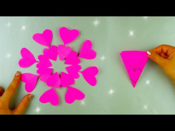 Поделка из бумаги [как сделать снежинку из бумаги за 4 минуты]