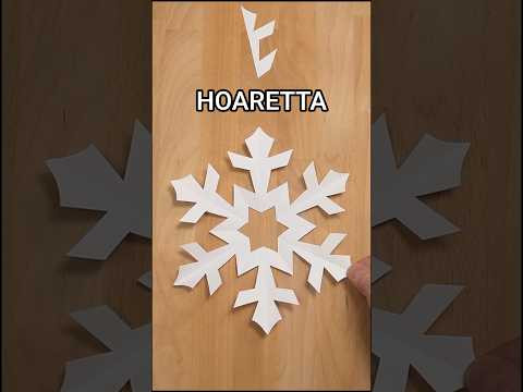 PAPER SNOWFLAKE HOARETTA INSTRUCTION | CHRISTMAS DECORATION IDEAS INCLART PAPER SNOWFLAKE HOARETTA INSTRUCTION | CHRISTMAS DECORATION IDEAS INCLART