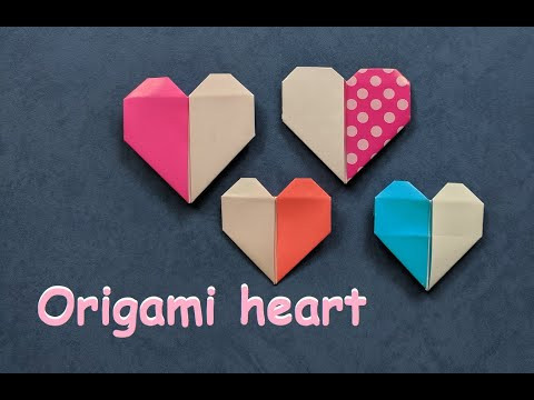 Оригинальное сердечко оригами | Paper origami heart | Valentine's Day craft Оригинальное сердечко оригами | Paper origami heart | Valentine's Day craft