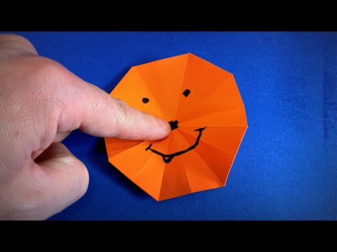 How to Make a Paper Pop It Fidget Emoticon | Origami Pop It Fidget Toy Antistress | Easy Origami ART