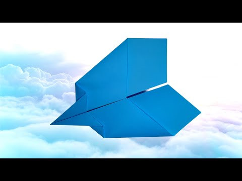 Как сделать простой бумажный самолетик из листа А4 за 2 минуты Как сделать простой бумажный самолетик из листа А4 за 2 минуты