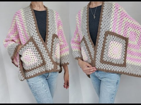 КРАСИВОЕ УНИВЕРСАЛЬНОЕ ИЗДЕЛИЕ из БАБУШКИНОГО КВАДРАТА! Вязание крючком. КРАСИВОЕ УНИВЕРСАЛЬНОЕ ИЗДЕЛИЕ из БАБУШКИНОГО КВАДРАТА! Вязание крючком.