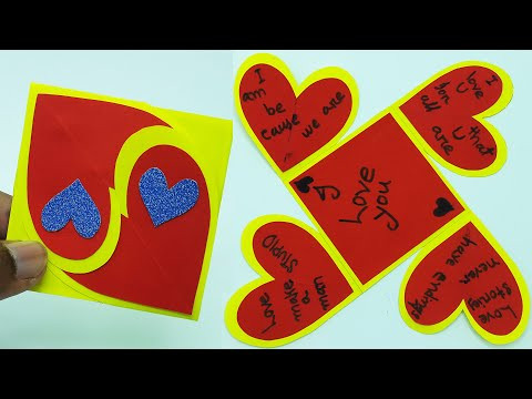 Beautiful Handmade Valentine's Day Card | Greeting Card For Valentine's Day | DIY Tutorial Beautiful Handmade Valentine's Day Card | Greeting Card For Valentine's Day | DIY Tutorial