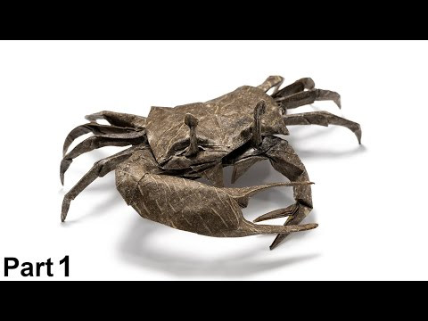 Origami Fiddler Crab tutorial (Satoshi Kamiya) part 1 折り紙 シオマネキ cangrejo Origami Fiddler Crab tutorial (Satoshi Kamiya) part 1 折り紙 シオマネキ cangrejo