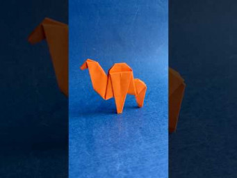 DIY origami camel 
