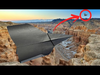 How to Make a Paper Airplane Fly Like a Jet Fighter - Over 750 Feet