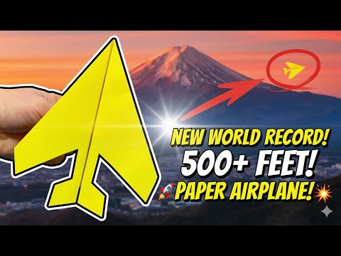 How to Make a Paper Airplane Easy That Flies Over 900 Feet – Longest Flight Ever! How to Make a Paper Airplane Easy That Flies Over 900 Feet – Longest Flight Ever!