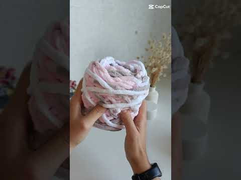 Тестирую новую пряжу #вязаныеигрушки #амигуруми #новаяпряжа