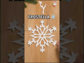MAGICAL FROSTELLA SNOWFLAKE: CUTTING MASTERCLASS ❄ HOW TO MAKE A SNOWFLAKE OUT OF PAPER ❄ INCLART
