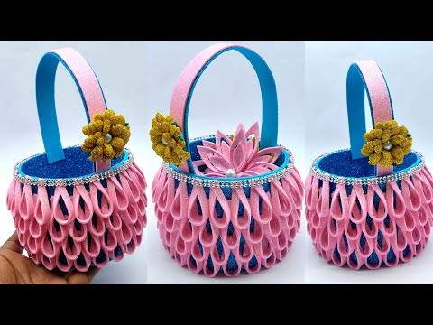 How to make a basket at home step by step? Basket making at home easy - Wedding basket gift ideas How to make a basket at home step by step? Basket making at home easy - Wedding basket gift ideas
