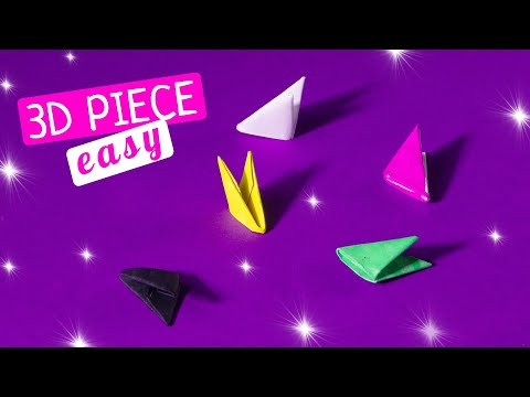 How to make a piece for 3D origami [tutorial]