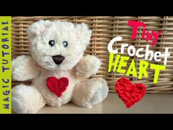 ❤️ Is this HEART truly alive? YES! Tiny crochet heart tutorial.