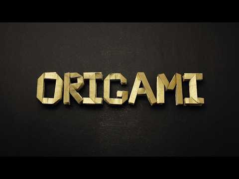 ORIGAMI ALPHABET (Jo Nakashima) - uppercase ORIGAMI ALPHABET (Jo Nakashima) - uppercase