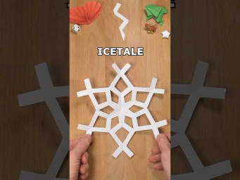 CUTTING SNOWFLAKE  ICETALE OUT OF PAPER VERY FAST INCLART