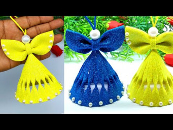How to Make a Christmas Angel Tree Topper | Easy Dollar Tree DIY