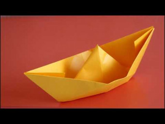 Paper boat. How to Make an Origami Boat