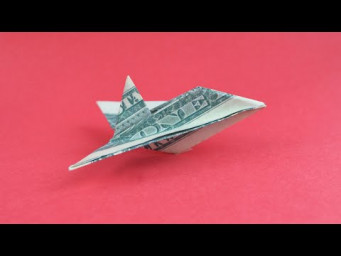Great MONEY STEALTH PLANE | Easy Dollar Origami | Tutorial DIY by NProkuda
