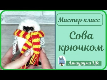 Мастер класс Сова вязаная крючком.