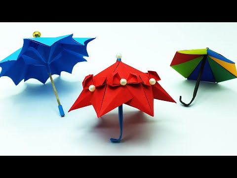How To Make Paper Umbrella Easy At Home - Origami Umbrella Craft How To Make Paper Umbrella Easy At Home - Origami Umbrella Craft