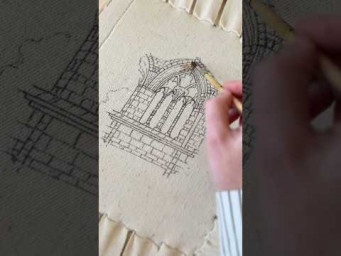 #вышивкагладью #embroidery #embroiderytutorial #handmade #вышивка #diy #art #watercolor #painting