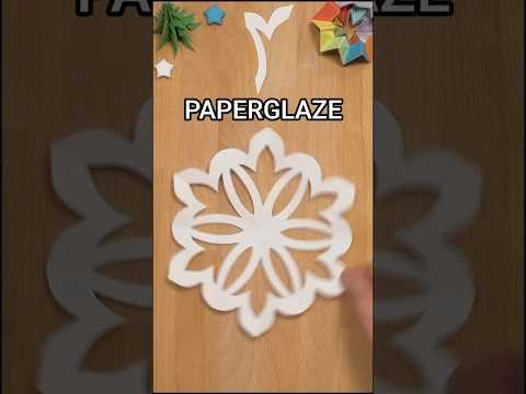 PAPER SNOWFLAKE PAPERGLAZE TUTORIAL | CAPTIVATING BEST SCHOOL PROJECT INCL ART #diy PAPER SNOWFLAKE PAPERGLAZE TUTORIAL | CAPTIVATING BEST SCHOOL PROJECT INCL ART #diy