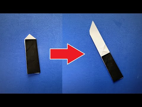 How to Make a Paper Folding Knife | Origami Opening Knife How to Make a Paper Folding Knife | Origami Opening Knife