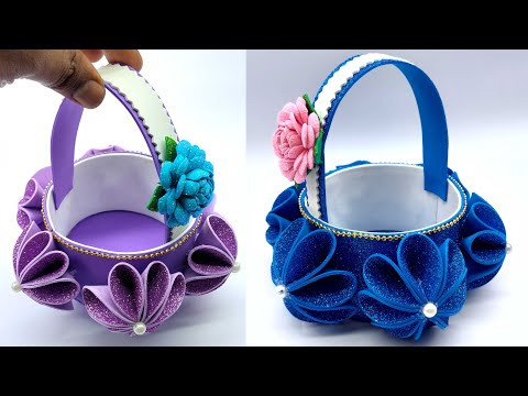 DIY Paper Basket : How to Make Easy Accordion Paper Basket for Chocolates | DIY Handmade Crafts DIY Paper Basket : How to Make Easy Accordion Paper Basket for Chocolates | DIY Handmade Crafts