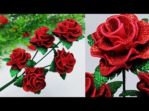 Wall Decoration Ideas With Rose Flower | Wall Hanging Rose | Rose Making By Origami Art & Crafts Wall Decoration Ideas With Rose Flower | Wall Hanging Rose | Rose Making By Origami Art & Crafts
