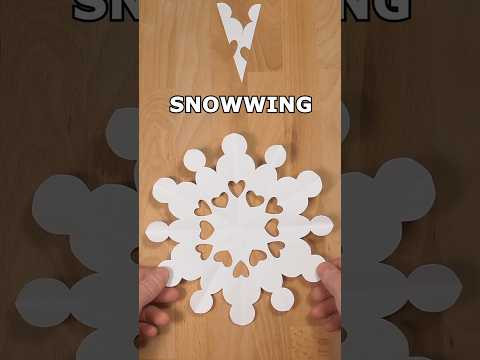 inclArt EASY PAPER SNOWWING SNOWFLAKE ❄️CUTTING SNOWFLAKE OUT OF PAPER VERY FAST inclArt EASY PAPER SNOWWING SNOWFLAKE ❄️CUTTING SNOWFLAKE OUT OF PAPER VERY FAST