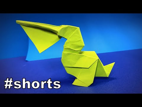 How to Make a Paper Pelican | Origami Pelican | Origami Bird | Easy Origami ART #shorts How to Make a Paper Pelican | Origami Pelican | Origami Bird | Easy Origami ART #shorts