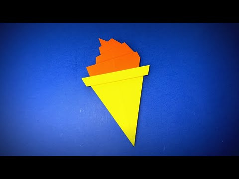 How to Make a Paper Ice cream | Origami Ice Cream Cone Tutorial | Easy Origami ART How to Make a Paper Ice cream | Origami Ice Cream Cone Tutorial | Easy Origami ART
